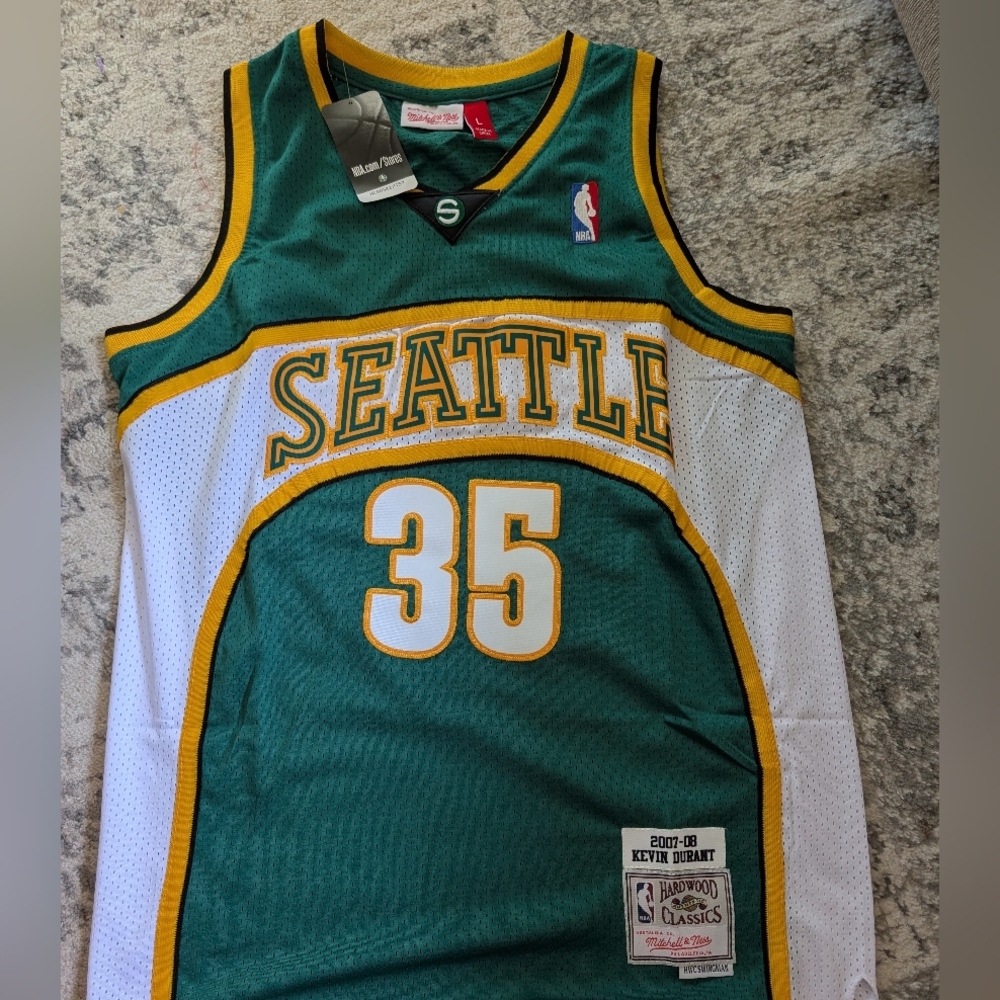 Kevin Durant Seattle SuperSonics Jersey - L